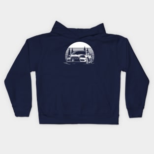 Mitsubishi Lancer Evo Rally Car Kids Hoodie